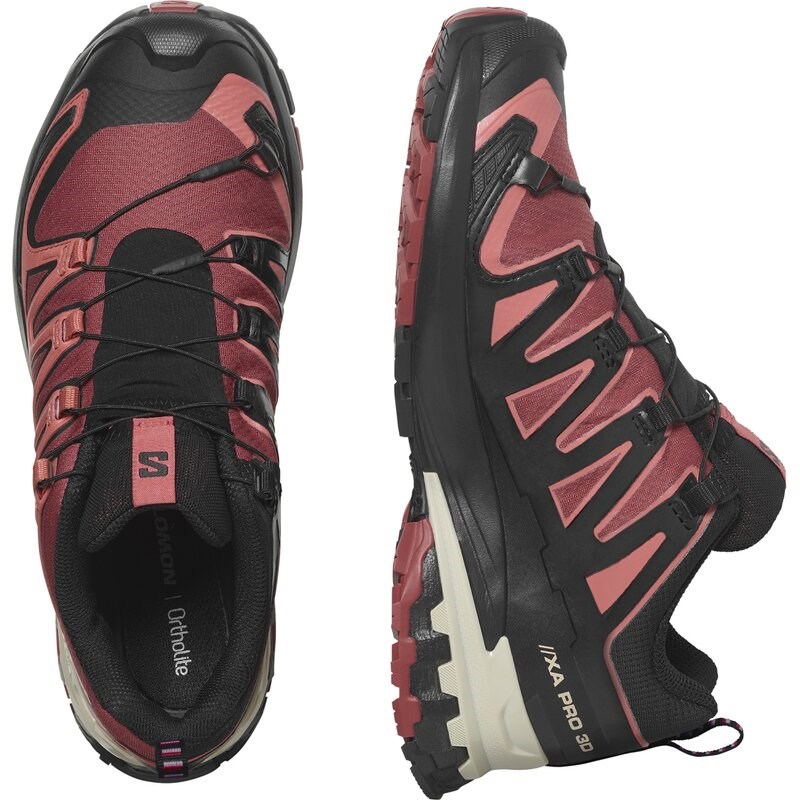 Neu Eingetroffen Salomon Damen Trailrunningschuhe SHOES XA PRO 3D V9 GTX W - Kuhhaut/Schwarz/Verblasstes Rosa