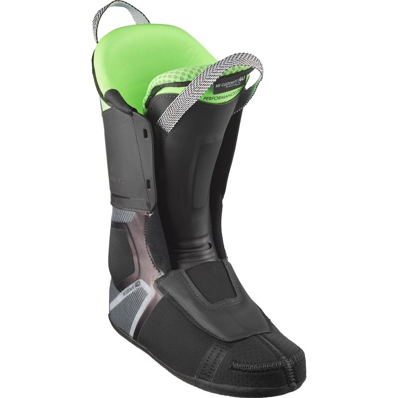 Neu Eingetroffen Salomon Herren ALP. BOOTS - Stahlgrau/Pastell-Neongrün 1/Schwarz