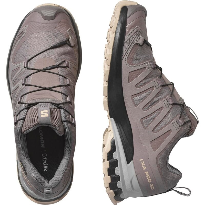 Neu Eingetroffen Salomon Damen Trailrunningschuhe SHOES XA PRO 3D V9 GTX W - Pflaumenkätzchen/Schwarz/Möwe