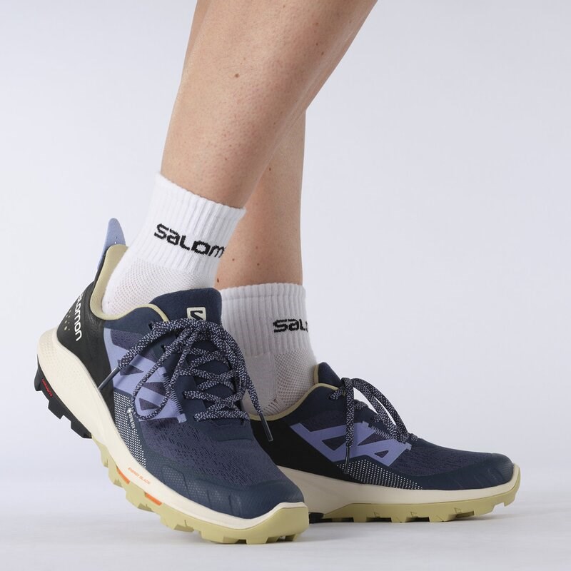 Neu Eingetroffen Salomon Damen Multifunktionsschuhe SHOES OUTpulse GTX W Mood - Stimmungsindigo/Lauchgrün/Ostern