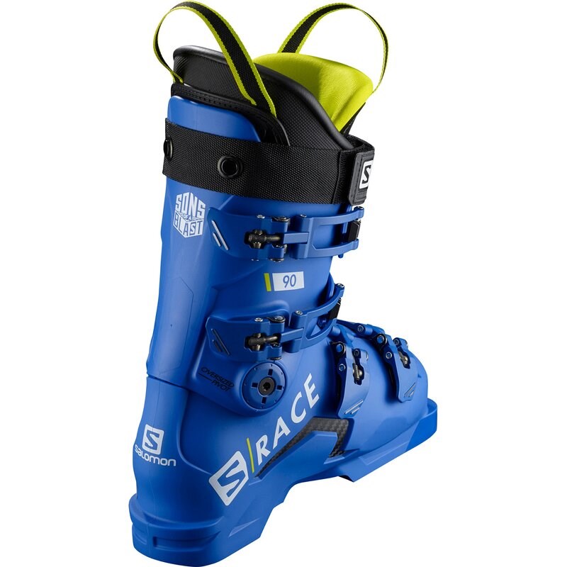 Neu Eingetroffen Salomon Kinder Skischuhe - Rennblau/Säuregrün/SCHWARZ