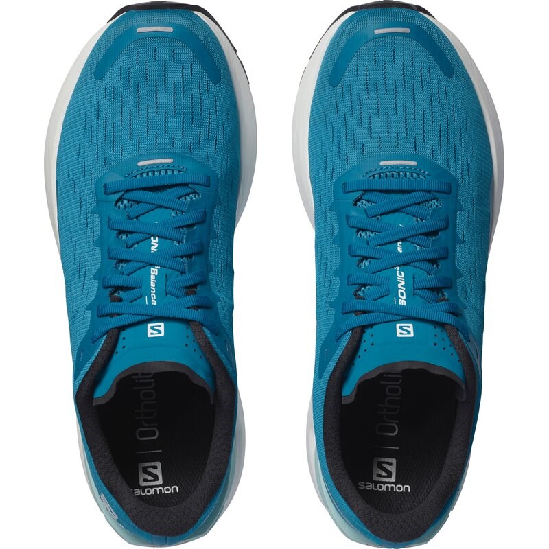 Neu Eingetroffen Salomon Herren Trainingsschuhe SONIC 3 - Fjordblau/Weiß/Schwarz