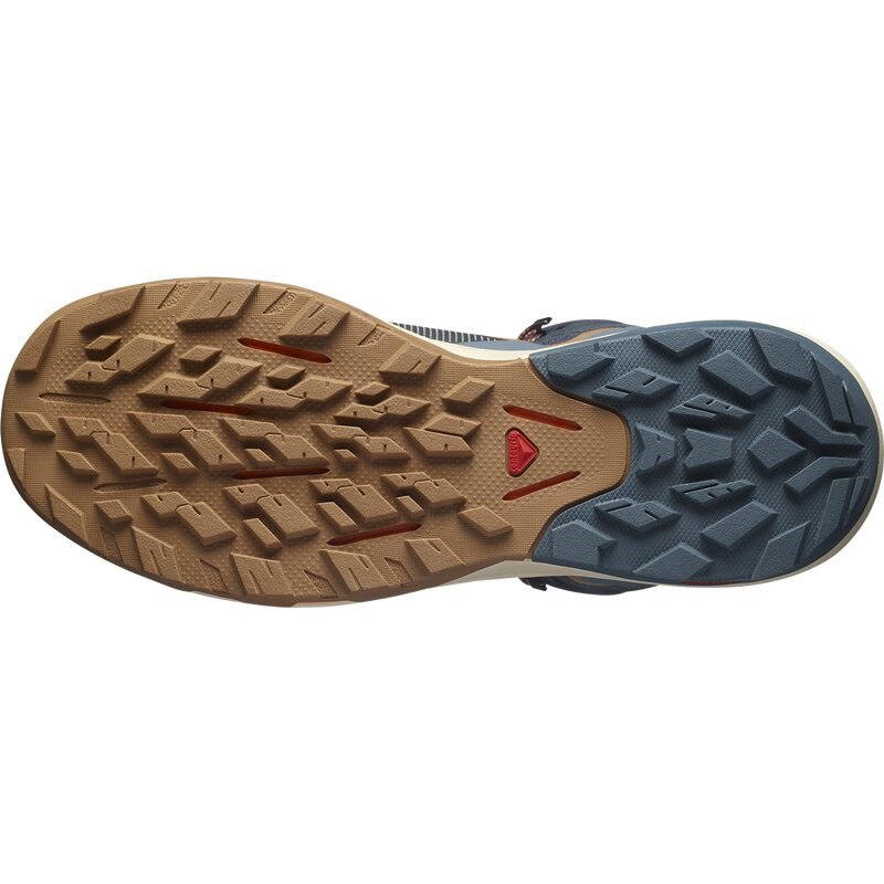 Neu Eingetroffen Salomon Herren Multifunktionsstiefel SHOES OUTpulse Mid GTX - Ebenholz/Gebleichter Sand/Leuchtendes Orange