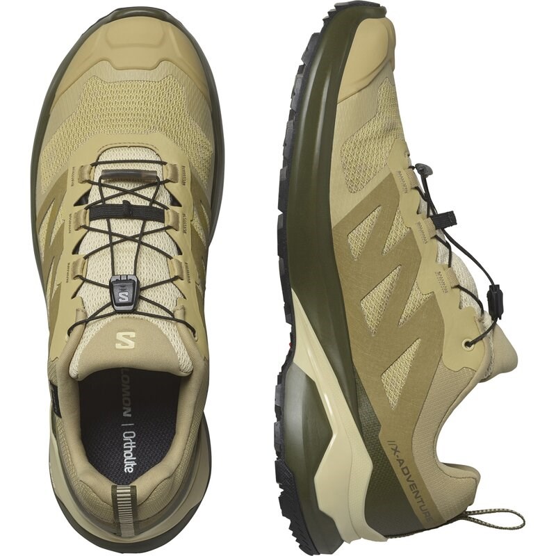 Neu Eingetroffen Salomon Herren Trailrunningschuhe SHOES X-ADVENTURE GTX - Schwamm/Grüner Nebel/Olive Night