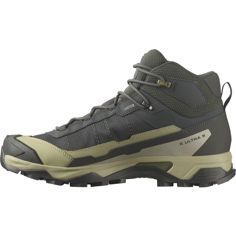Neu Eingetroffen Salomon Herren Multifunktionsstiefel SHOES X ULTRA 5 MID GTX - Torf/Graugrün/Blaue Nächte