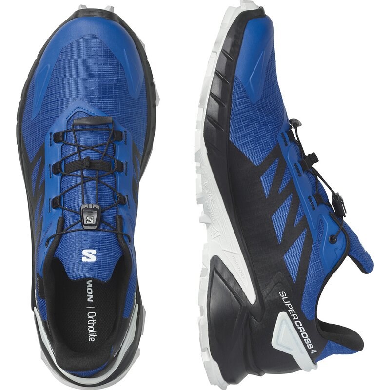 Neu Eingetroffen Salomon Herren Trailrunningschuhe SHOES SUPERCROSS 4 GTX - Lapis Blue/Black/White
