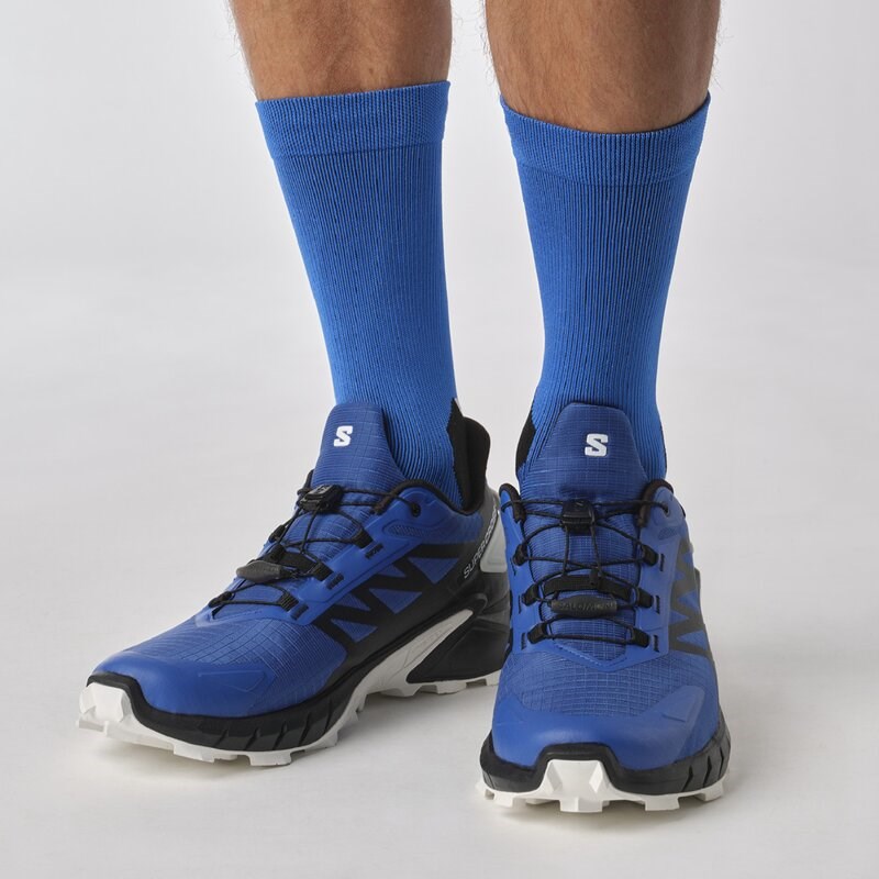 Neu Eingetroffen Salomon Herren Trailrunningschuhe SHOES SUPERCROSS 4 GTX - Lapis Blue/Black/White