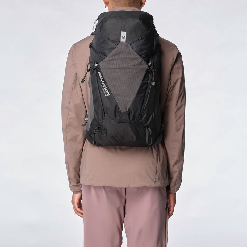 Neu Eingetroffen Salomon Rucksack AEROTREK 20 - Anthracite / Nine Iron / ALLOY