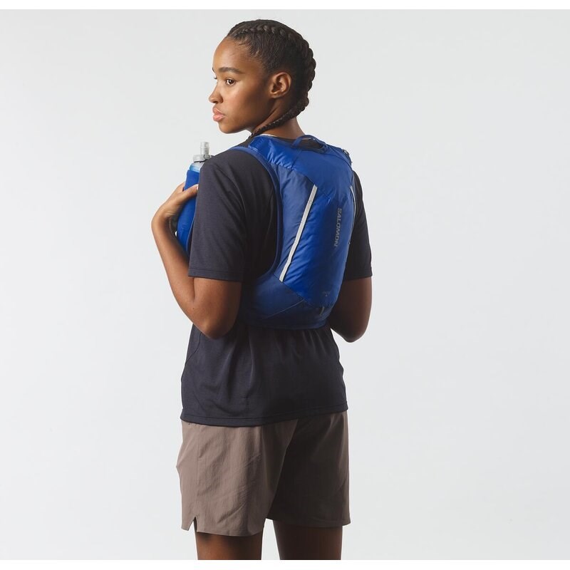 Neu Eingetroffen Salomon Rucksack CROSS 4 NAUTICAL - Nautisches Blau/Limoges/Mondfelsen