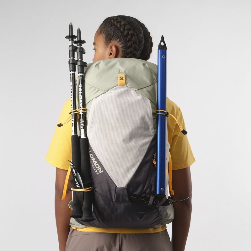 Neu Eingetroffen Salomon Rucksack AEROTREK 28 WOMEN - Seegras/Silberwolke/Eisen 9