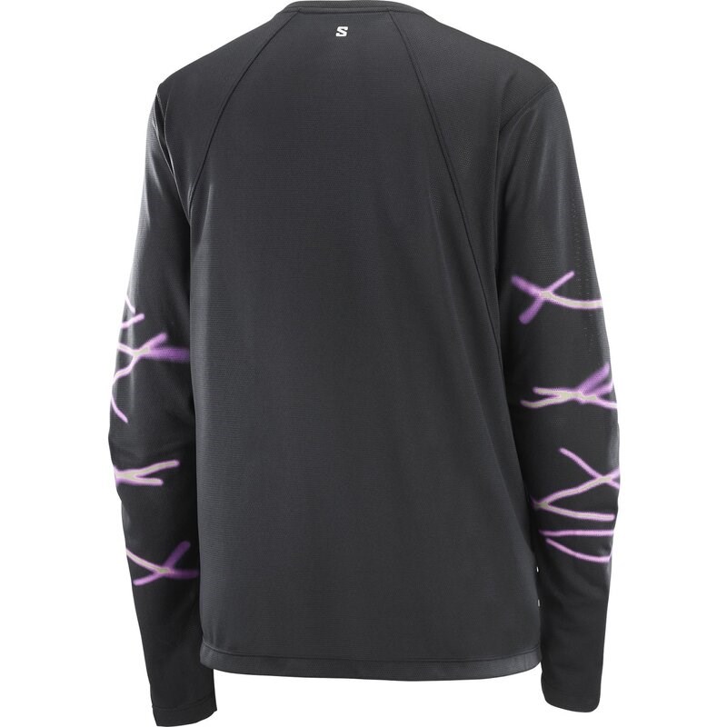 Neu Eingetroffen Salomon Damen T-Shirt SHAKEout CORE - TIEFSCHWARZ