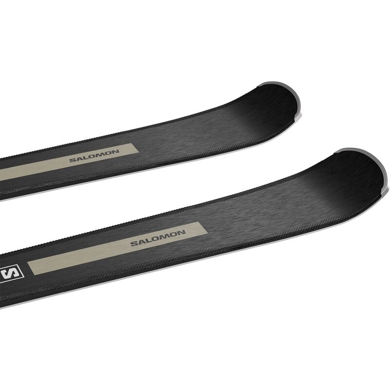 Neu Eingetroffen Salomon Damen All-Mountain Ski E - Schwarz/Hellbronzemetallic