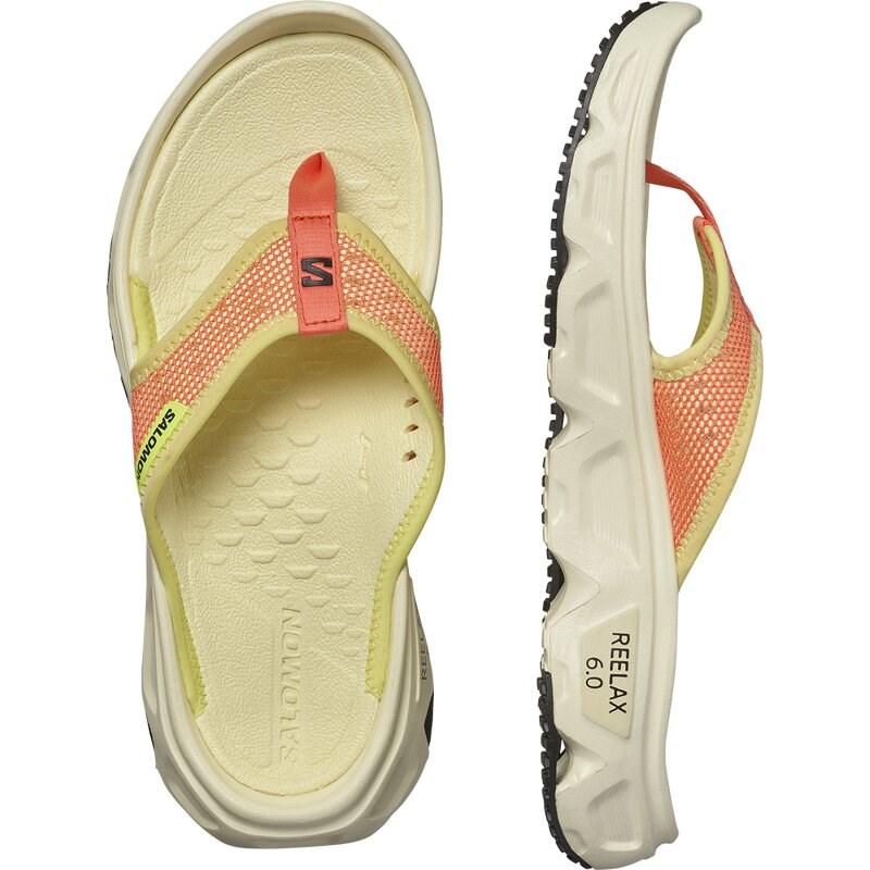 Neu Eingetroffen Salomon Damen Freizeitschuhe SHOES REELAX BREAK 6.0 W - Frischer Lachs/Transparentes Gelb/Sonne