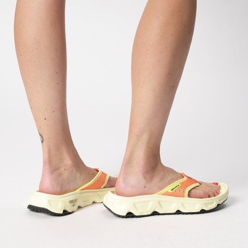 Neu Eingetroffen Salomon Damen Freizeitschuhe SHOES REELAX BREAK 6.0 W - Frischer Lachs/Transparentes Gelb/Sonne