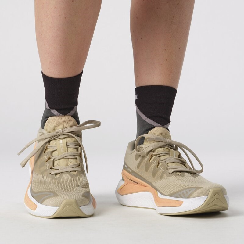 Neu Eingetroffen Salomon Damen Laufschuhe SHOES DRX BLISS W - Safari/Cantaloupe/Weiß