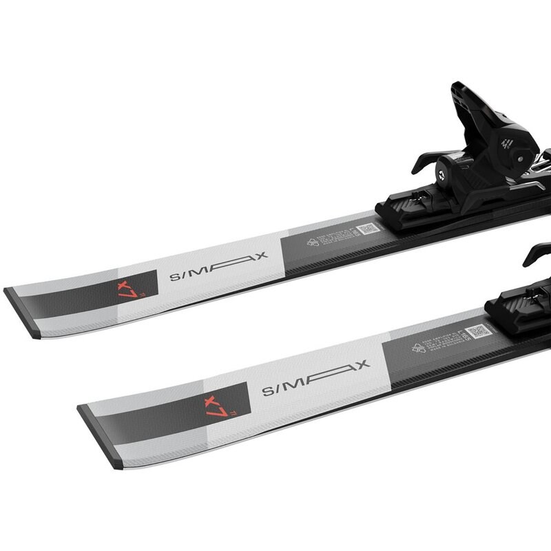 Neu Eingetroffen Salomon Herren All-Mountain Ski E - Schwarz/Neonrot/Chrom