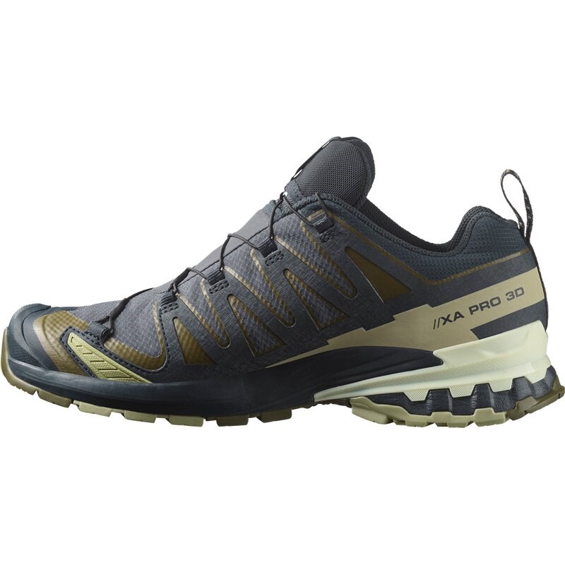Neu Eingetroffen Salomon Herren Trailrunningschuhe SHOES XA PRO 3D V9 GTX - Tinte/Olivennacht/Aloe Wash