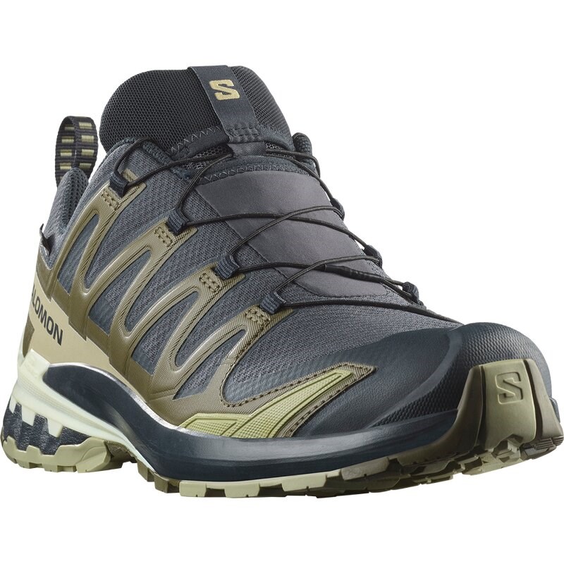Neu Eingetroffen Salomon Herren Trailrunningschuhe SHOES XA PRO 3D V9 GTX - Tinte/Olivennacht/Aloe Wash