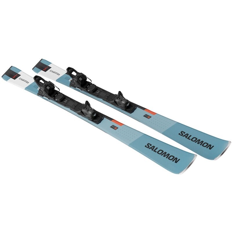 Neu Eingetroffen Salomon Herren All-Mountain Ski E - Tahiti-Türkis/Hellrot/Schwarz