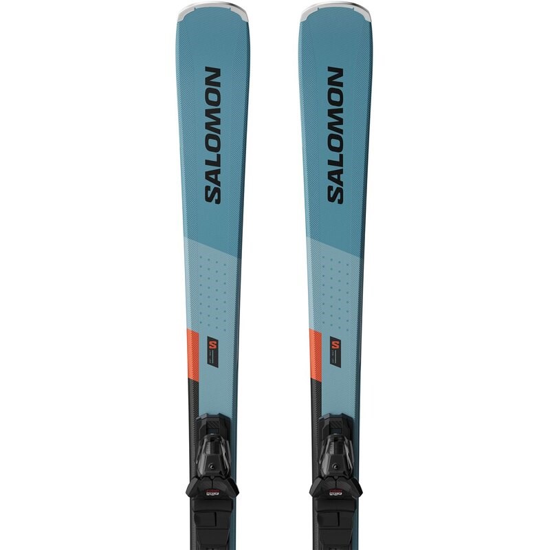 Neu Eingetroffen Salomon Herren All-Mountain Ski E - Tahiti-Türkis/Hellrot/Schwarz
