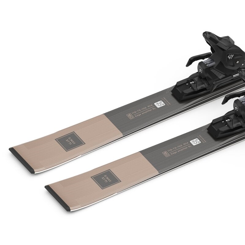 Neu Eingetroffen Salomon Damen All-Mountain Ski E - Schwarz Metallic/Rosa Gold Metallic/Schwarz