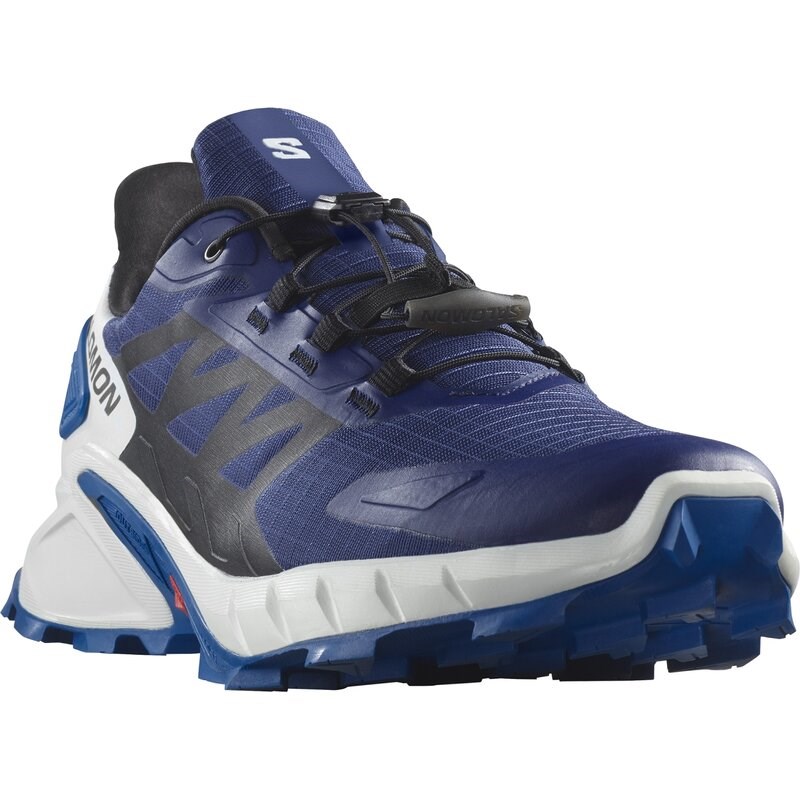 Neu Eingetroffen Salomon Herren Trailrunningschuhe SHOES SUPERCROSS 4 - Blauer Druck/Schwarz/Lapisblau