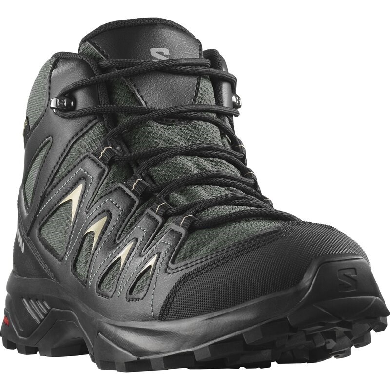 Neu Eingetroffen Salomon Herren Multifunktionsstiefel SHOES X BRAZE MID GTX - Urban Chic/Schwarz/Schiefergrün