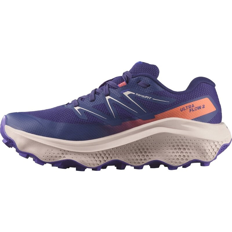 Neu Eingetroffen Salomon Damen Trailrunningschuhe SHOES ULTRA FLOW 2 GTX W - Astrale Aura/Nirvana/Neonflamme