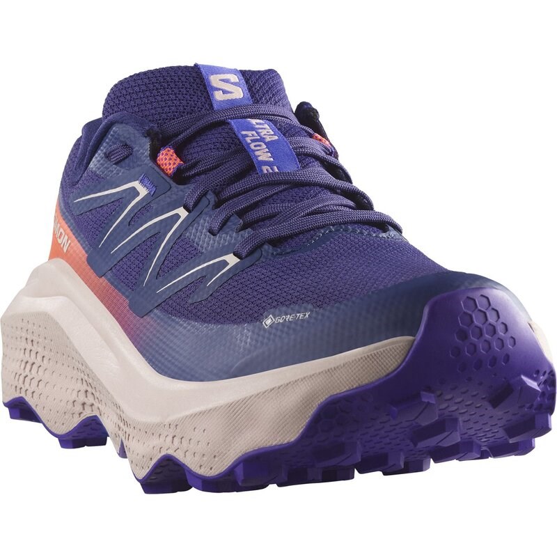 Neu Eingetroffen Salomon Damen Trailrunningschuhe SHOES ULTRA FLOW 2 GTX W - Astrale Aura/Nirvana/Neonflamme