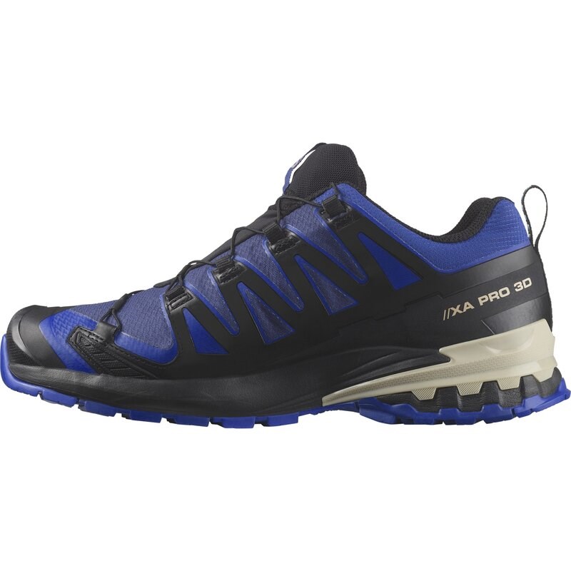 Neu Eingetroffen Salomon Herren Trailrunningschuhe SHOES XA PRO 3D V9 GTX - Blauer Druck/Surf the Web/Lapisblau