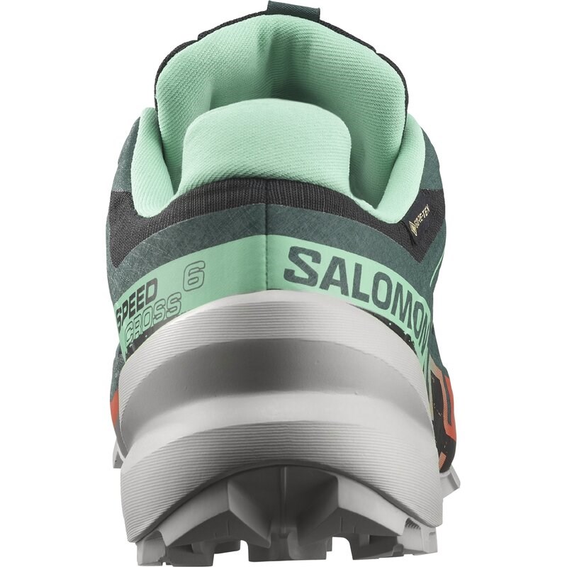 Neu Eingetroffen Salomon Damen Trailrunningschuhe SHOES SPEEDCROSS 6 GTX W - Schwarz/Elektrisches Grün/Kirschtomate
