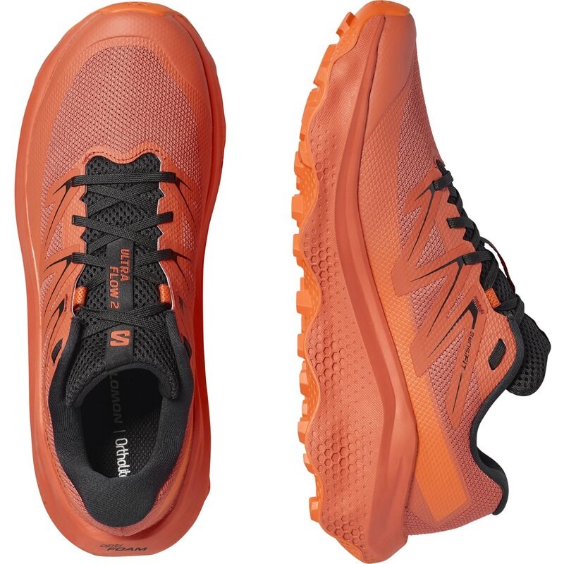 Neu Eingetroffen Salomon Herren Trailrunningschuhe SHOES ULTRA FLOW 2 - Chili/Drachenfeuer/Schwarz