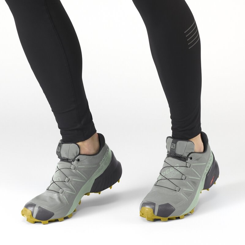 Neu Eingetroffen Salomon Damen Trailrunningschuhe SHOES SPEEDCROSS 5 GTX W Wrought - Schmiedeeisen/Spray/Antikes Moos