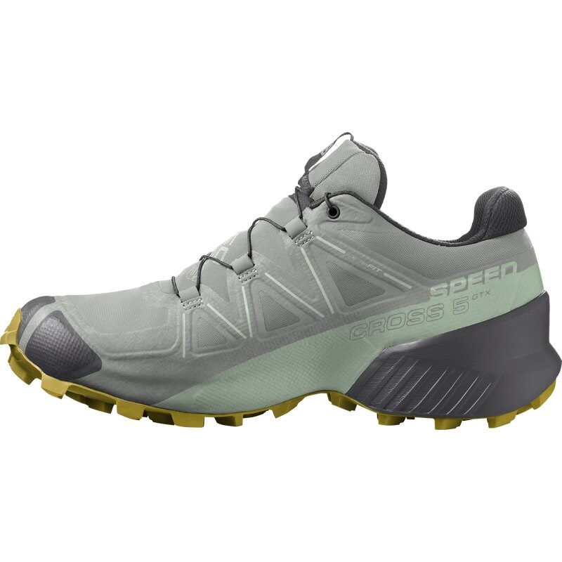 Neu Eingetroffen Salomon Damen Trailrunningschuhe SHOES SPEEDCROSS 5 GTX W Wrought - Schmiedeeisen/Spray/Antikes Moos