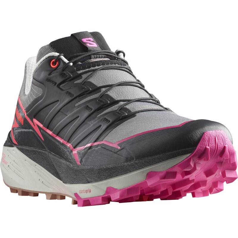 Neu Eingetroffen Salomon Damen Laufschuhe SHOES THUNDERCROSS W - Pflaumenkätzchen/Schwarz/Pink Glo