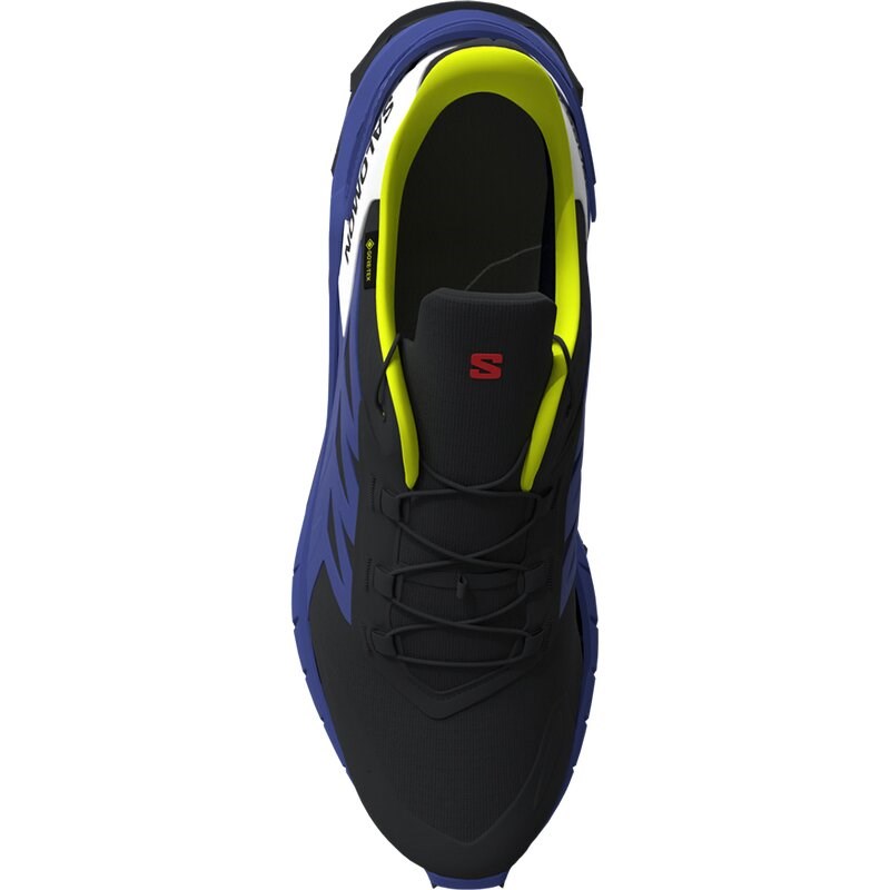 Neu Eingetroffen Salomon Herren Trailrunningschuhe SHOES SUPERCROSS 4 GTX - Schwarz/Surf the Web/Sicherheitsgelb