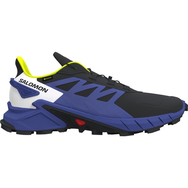 Neu Eingetroffen Salomon Herren Trailrunningschuhe SHOES SUPERCROSS 4 GTX - Schwarz/Surf the Web/Sicherheitsgelb
