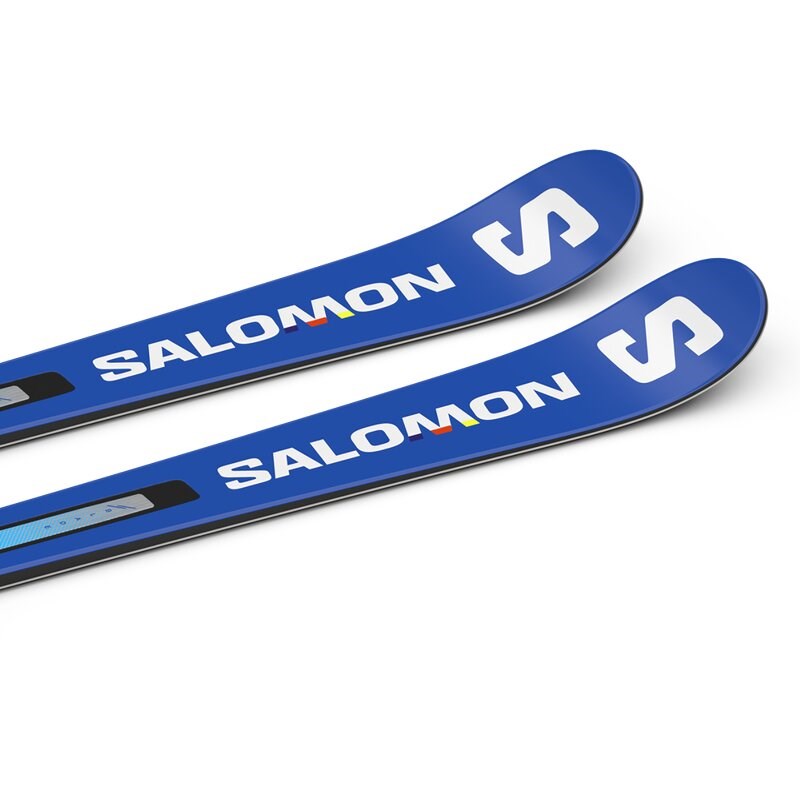 Neu Eingetroffen Salomon Kinder Racing Ski NX - Rennblau/Weiß