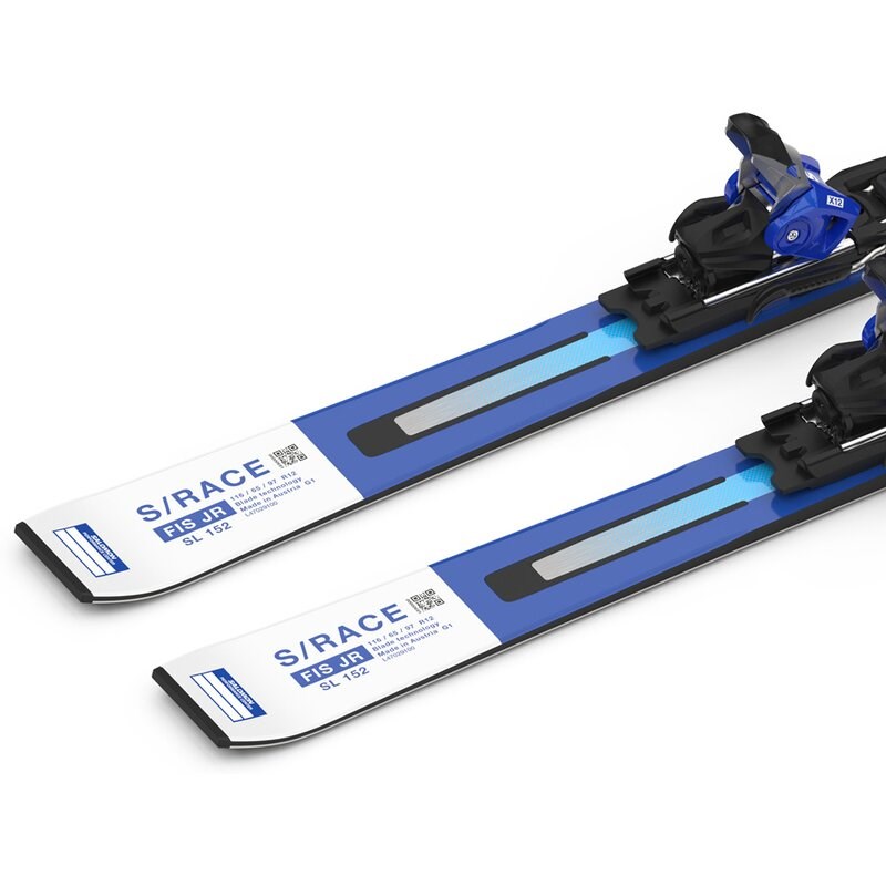 Neu Eingetroffen Salomon Kinder Racing Ski NX - Rennblau/Weiß