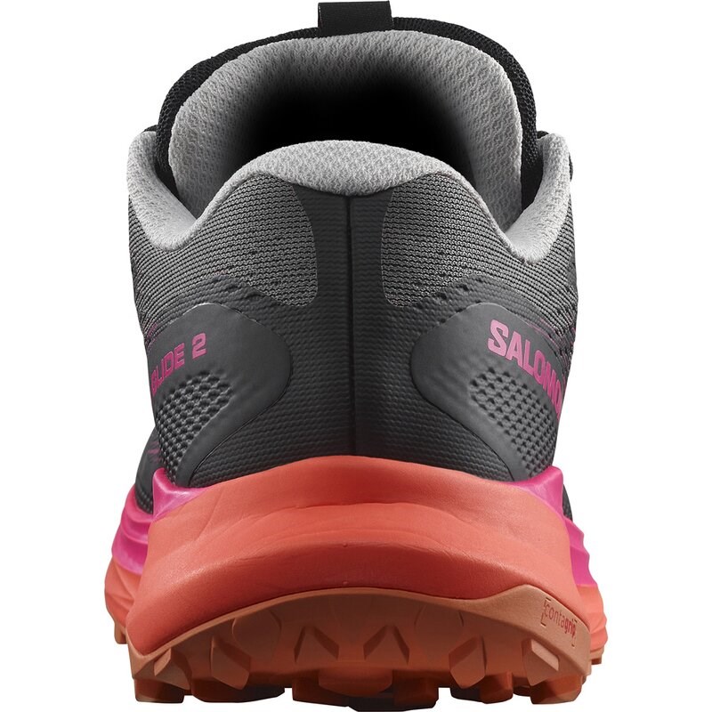 Neu Eingetroffen Salomon Damen Trailrunningschuhe SHOES ULTRA GLIDE 2 W - Pflaumenkätzchen/Schwarz/Pink Glo