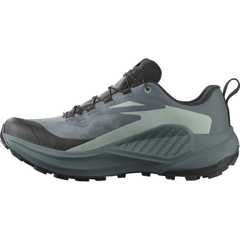 Neu Eingetroffen Salomon Damen Trailrunningschuhe SHOES GENESIS GTX W - Turbulenz/Schwarz/Grünes Milieu