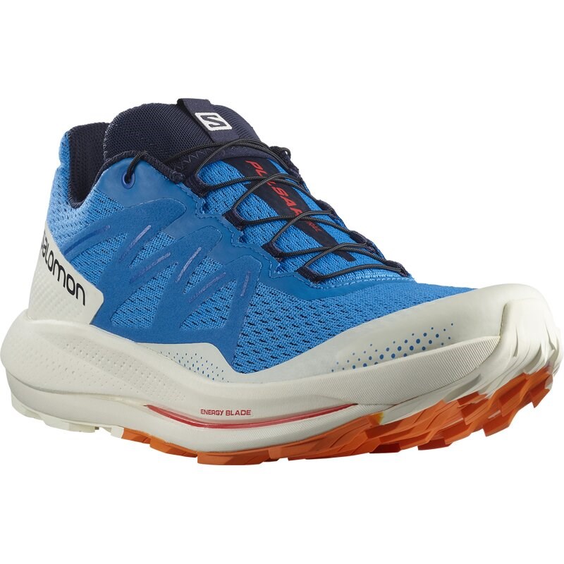 Neu Eingetroffen Salomon Herren Trailrunningschuhe SHOES PULSAR TRAIL Indigo - Indigoblau/Vanilleeis/Lebendig