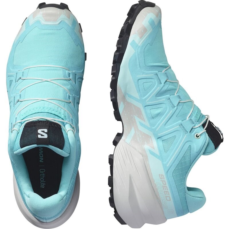 Neu Eingetroffen Salomon Damen Trailrunningschuhe SHOES SPEEDCROSS 6 W Blue - Blue Curaçao/Lunar Rock/Eisiges Aqua