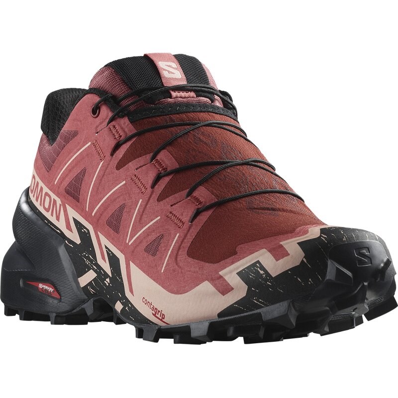 Neu Eingetroffen Salomon Damen Trailrunningschuhe SHOES SPEEDCROSS 6 W - Kuhhaut/Schwarz/Englische Rose