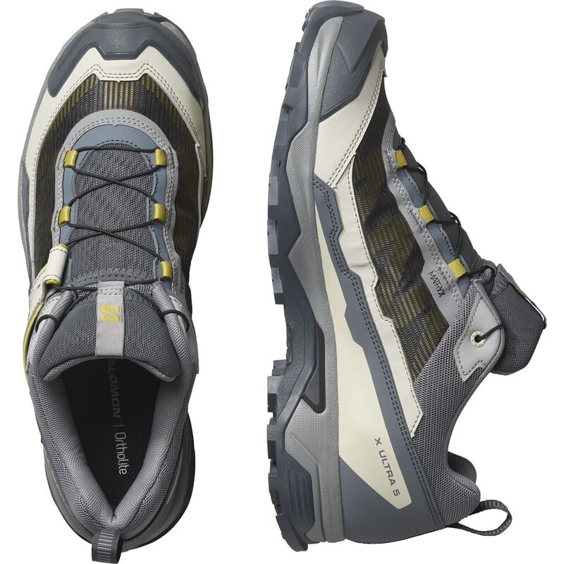 Neu Eingetroffen Salomon Herren Multifunktionsschuhe SHOES X ULTRA 5 - Monument/Turbulenz/Scharf Senf