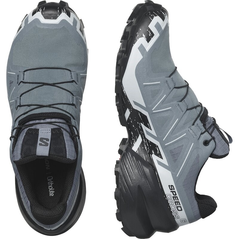 Neu Eingetroffen Salomon Damen Trailrunningschuhe SHOES SPEEDCROSS 6 GTX W - Flint Stone/Schwarz/Heather