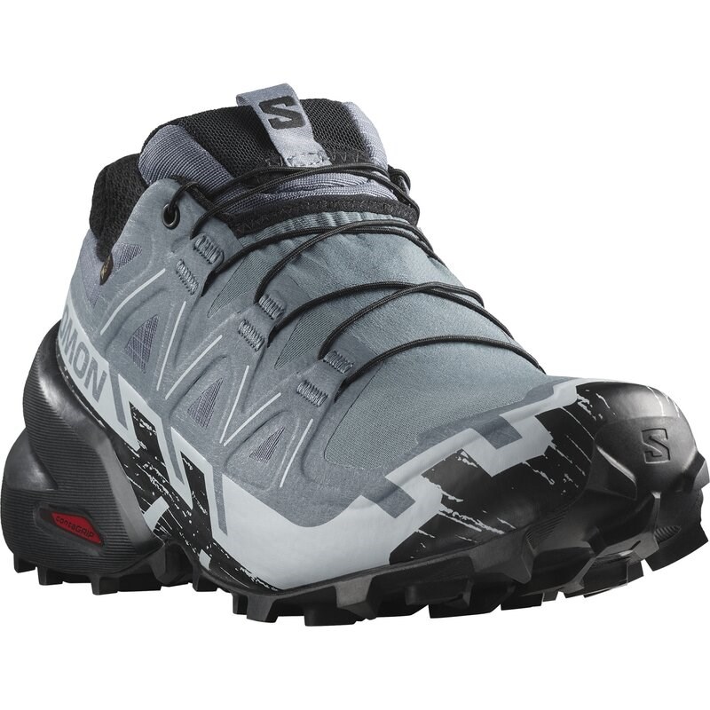 Neu Eingetroffen Salomon Damen Trailrunningschuhe SHOES SPEEDCROSS 6 GTX W - Flint Stone/Schwarz/Heather