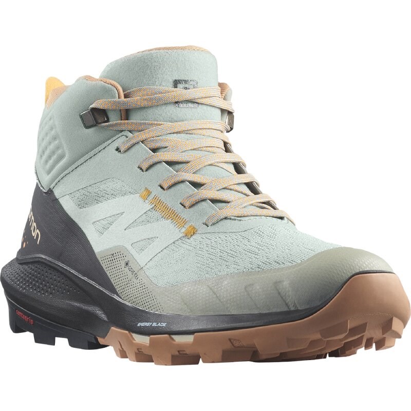 Neu Eingetroffen Salomon Damen Multifunktionsstiefel SHOES OUTpulse Mid GTX W Wrought - Schmiedeeisen/Ebenholz/Feuriges Orange