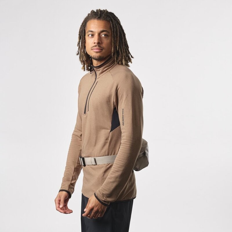 Neu Eingetroffen Salomon Rucksack TRAILBLAZER BELT VINTAGE - VINTAGE KHAKI/Glacier Gray