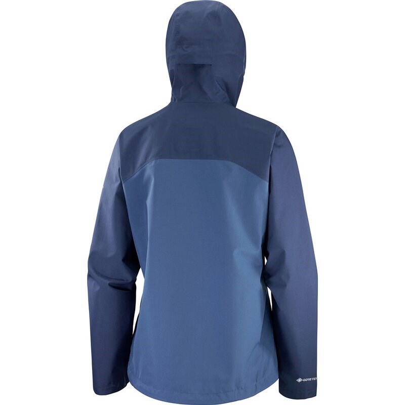 Neu Eingetroffen Salomon Damen Funktionsjacke OUTLINE GTX? 2.5L JKT W MOOD - STIMMUNGSINDIGO/DUNKLES DENIM